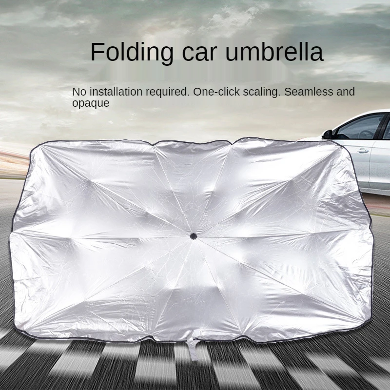 

Foldable Car Windshield Sun Shade Umbrella UV Protection Sun Shade Cover Front Window Protection Sunscreen Insulation Car