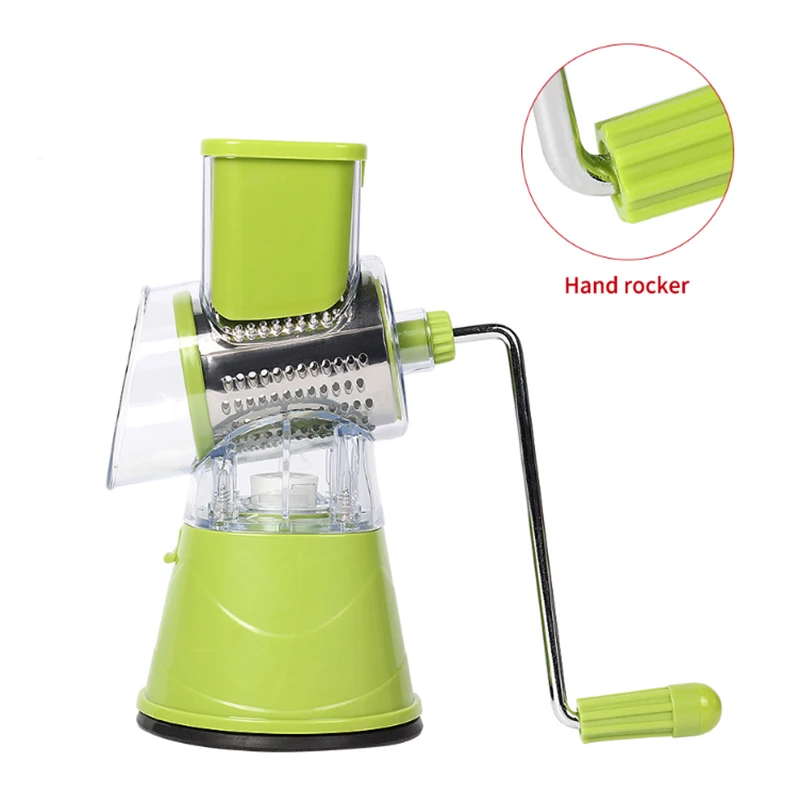 Кухонный Многофункциональный ручной измельчитель ролик вращающаяся терка