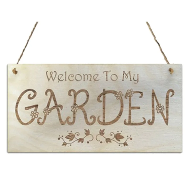 

Wooden Hanging Letters Printing Tags Decoration arden aries Hanging Pendant Door Window Wooden Decorative Sign Pendants