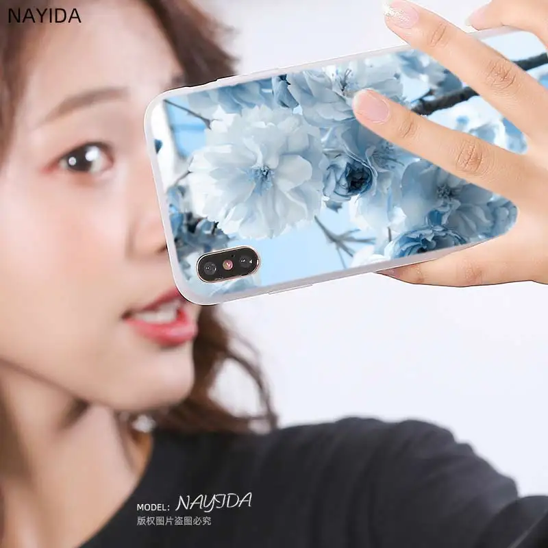 Soft TPU Case For Xiaomi Mi 11 Pro Ultra 10 9 8 SE 6X 5X A3 A1 A2 LITE cc9 cc9e Cover Rose flower Tempered | Мобильные телефоны и