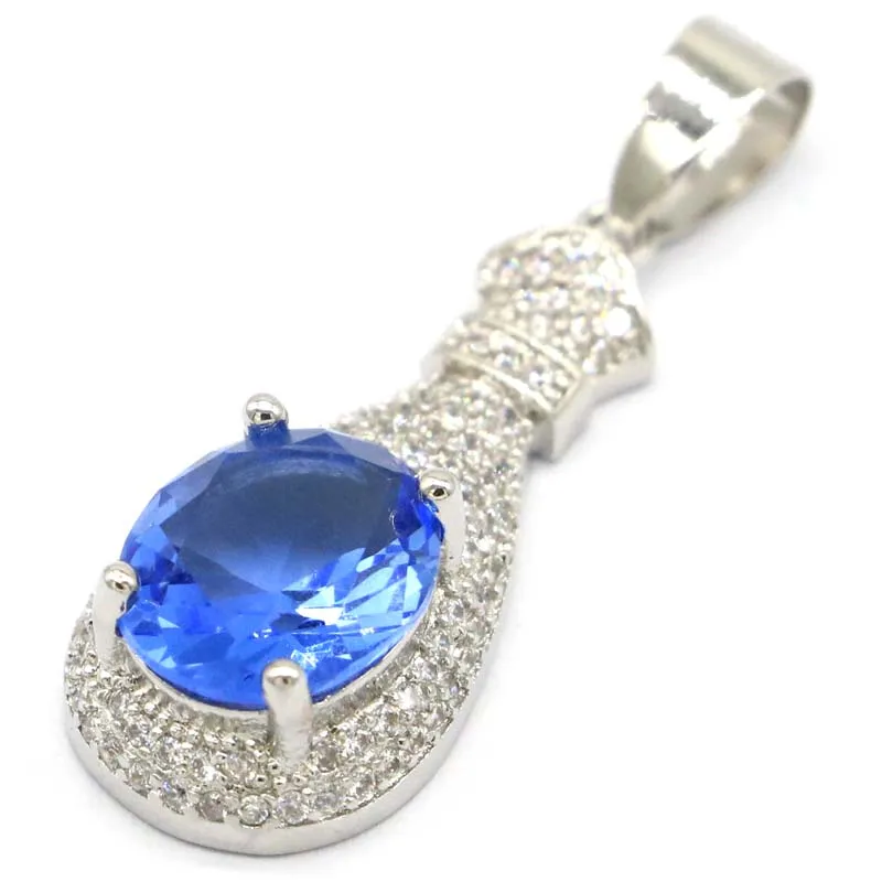 39x13 мм милые создан Розовый Morganite фиолетовый Танзанит циркон для женская