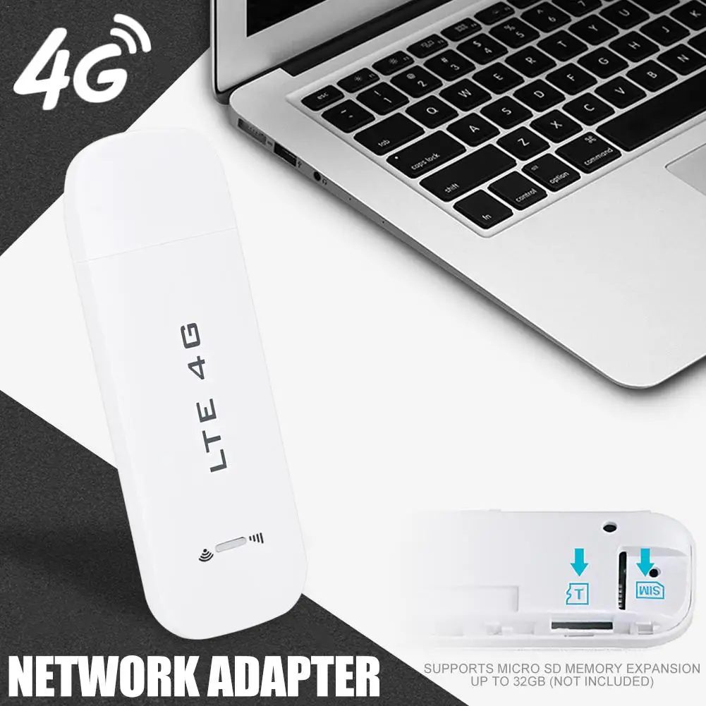 4g lte unlocked universal portable usb modem network adapter with wifi hotspot sim card 4g wireless router mini usb dongle free global shipping