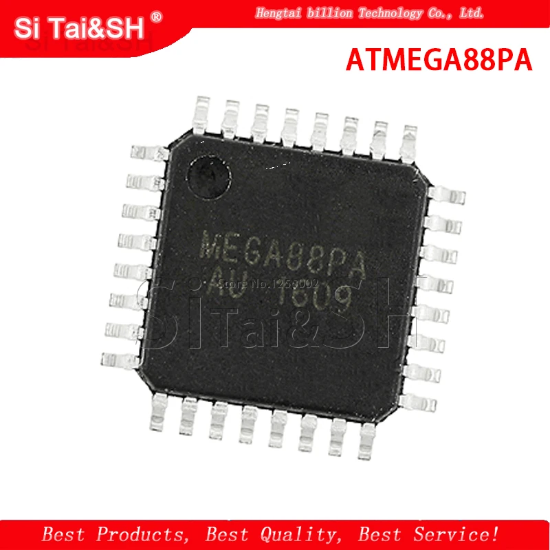 1 шт./лот ATMEGA88 ATMEGA88PA AU QFP IC MCU 8BIT 8KB FLASH 32TQFP|Интегральные схемы| |