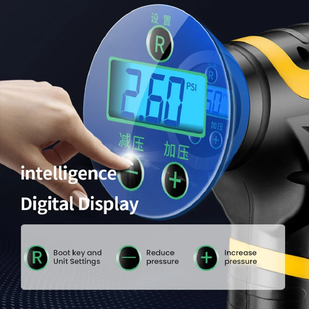 Barato Bomba De Compresor De Aire Portátil Para Coche, Inflador De Neumáticos De Mano Inalámbrico Con Enchufe Americano, Herramienta De Reparación De 150 PSI Para Motocicleta