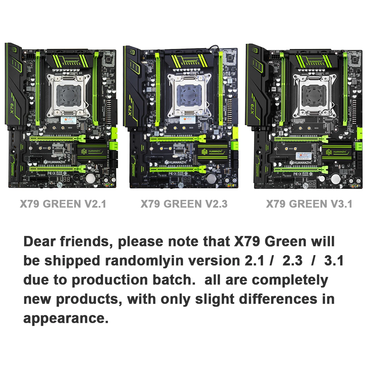 huananzhi x79 green x79 motherboard intel lga2011 xeon e5 2689 memory 28gb ddr3 recc supports m 2 nvme ngff usb3 0 atx free global shipping