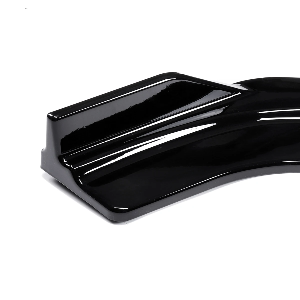 

New Bright Black Car Front Bumper Splitter Lip+Rear Bumper Splitters Diffuser Spoiler For Honda For Civic Sedan 4Dr 2016-2018