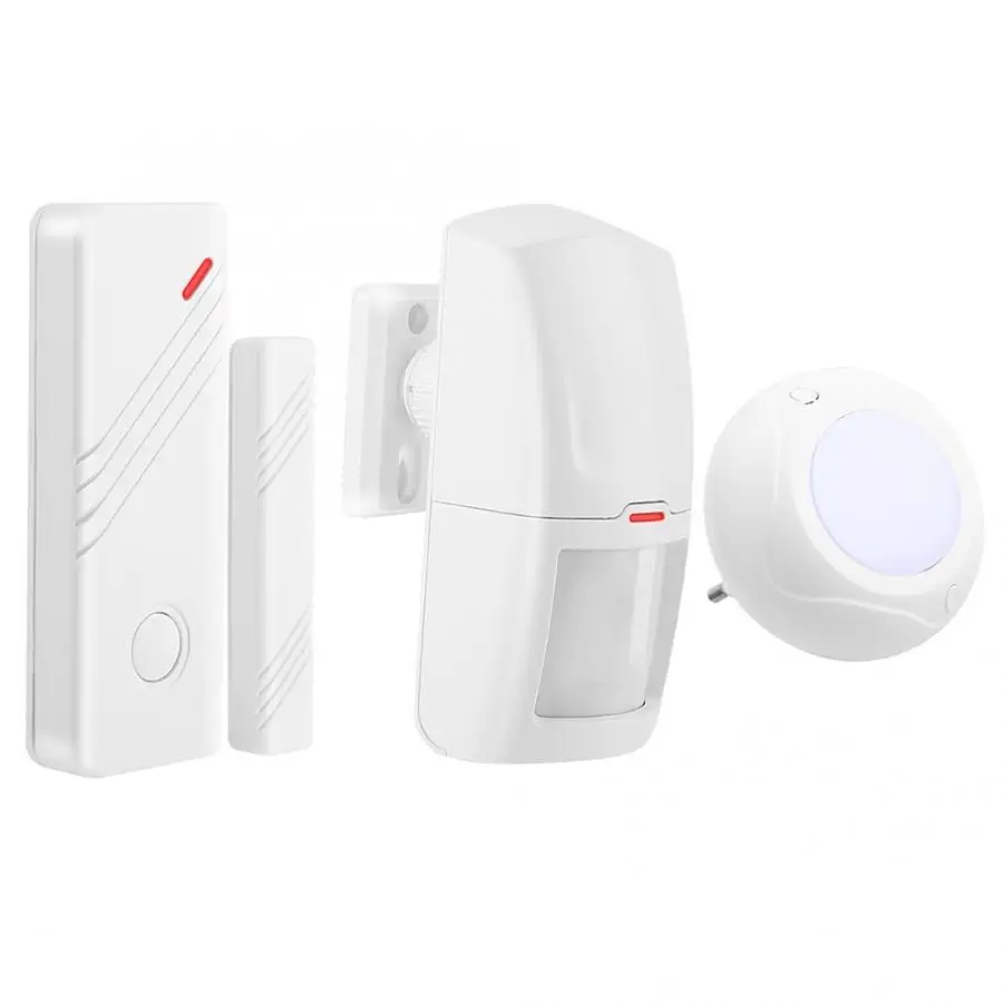 Door Stop Alarm Wireless Security 1 Sound Light Siren Infrared Sensor Magnetic (JD11+03D+03B) HOT | Безопасность и защита