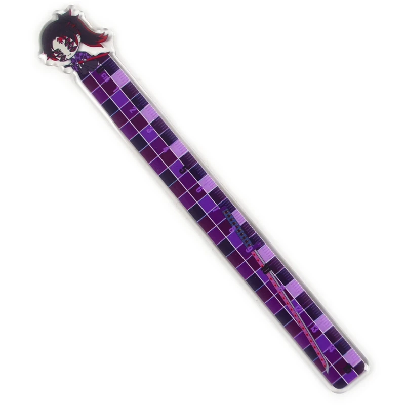 

1Pcs Anime Demon Slayer Cosplay Ruler For Office School Kids Students Stationery