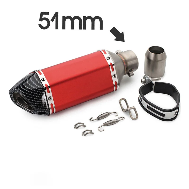 

Motocross Escape Moto Exhaust Motorcycle DB Killer 51MM 305MM For Suzuki Gsx S 750 Gsx600F Gsx S1000 Bandit 400 Sj410 Gsxs 1000