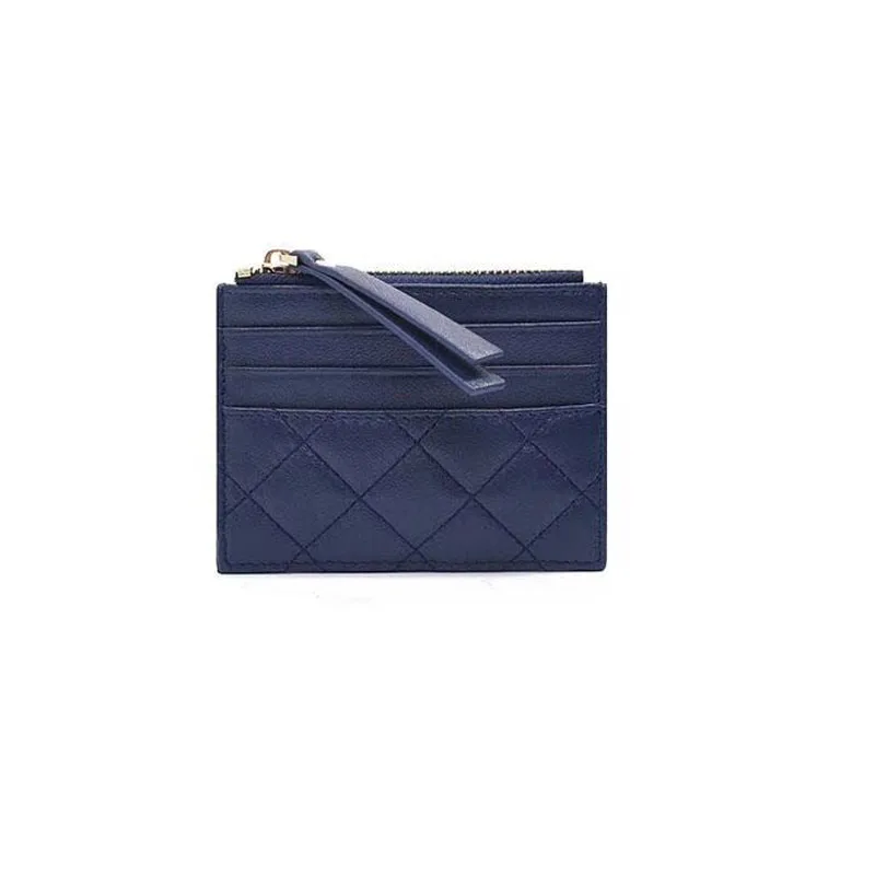 Роскошный брендовый дизайнерский держатель для кредитных карт из овечьей кожи