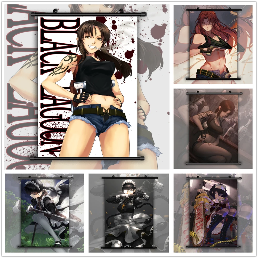 Настенный плакат с изображением Черной лагуны Реви шенхуа Сойер Аниме Манга | Дом