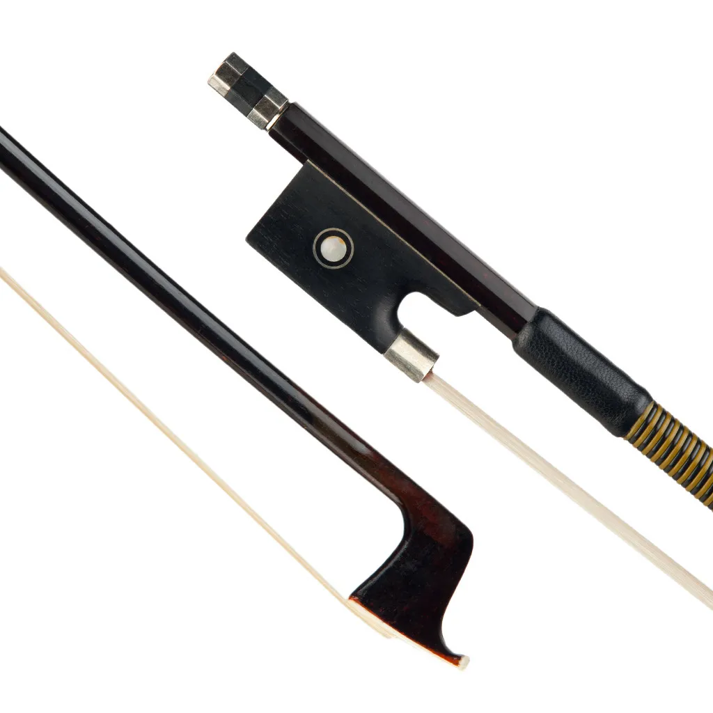 Прочный бант для скрипки из углеродного волокна прямой рукоятка овчины белый