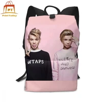 marcus and martinus backpack newstars backpacks trendy student bag school men women pattern multi purpose high quality bags