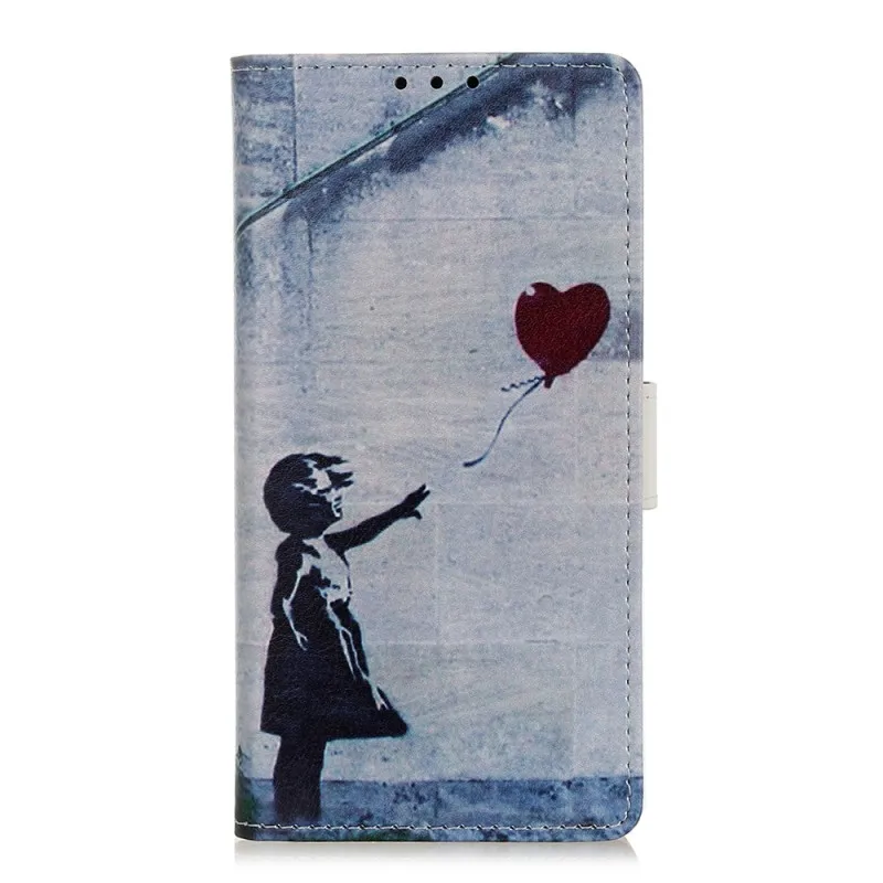 Girl balloon Чехол-бумажник чехол для Xiaomi Redmi Note 8 iPhone 7 6 Plus 5 iPad Pro Red mi 8 7A 7 6 K20 крышка из искусственной кожи чехол для Xiaomi mi 9T 9 8 SE A2 A3 lite CC9e - Цвет: Girl balloon