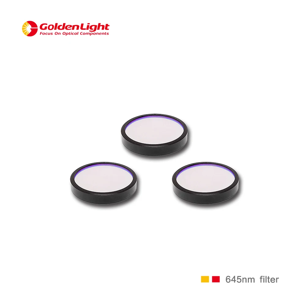 

BIO BandPass Filter/CWL:645nm/Size:Dia.10*8mm/T:45%~65%/OD6@200~1200nm /FWHM:8~12nm / Hard film coated / Guarantee 5 years