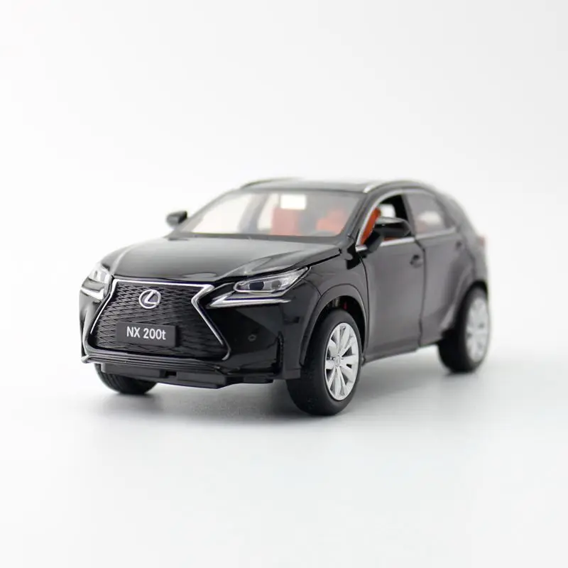 

JACKIEKIM/1:32 Scale/Diecast Metal Toy Model/Lexus NX200T/Sound & Light Car/Pull back/Doors Openable/Educational Collection/Gift