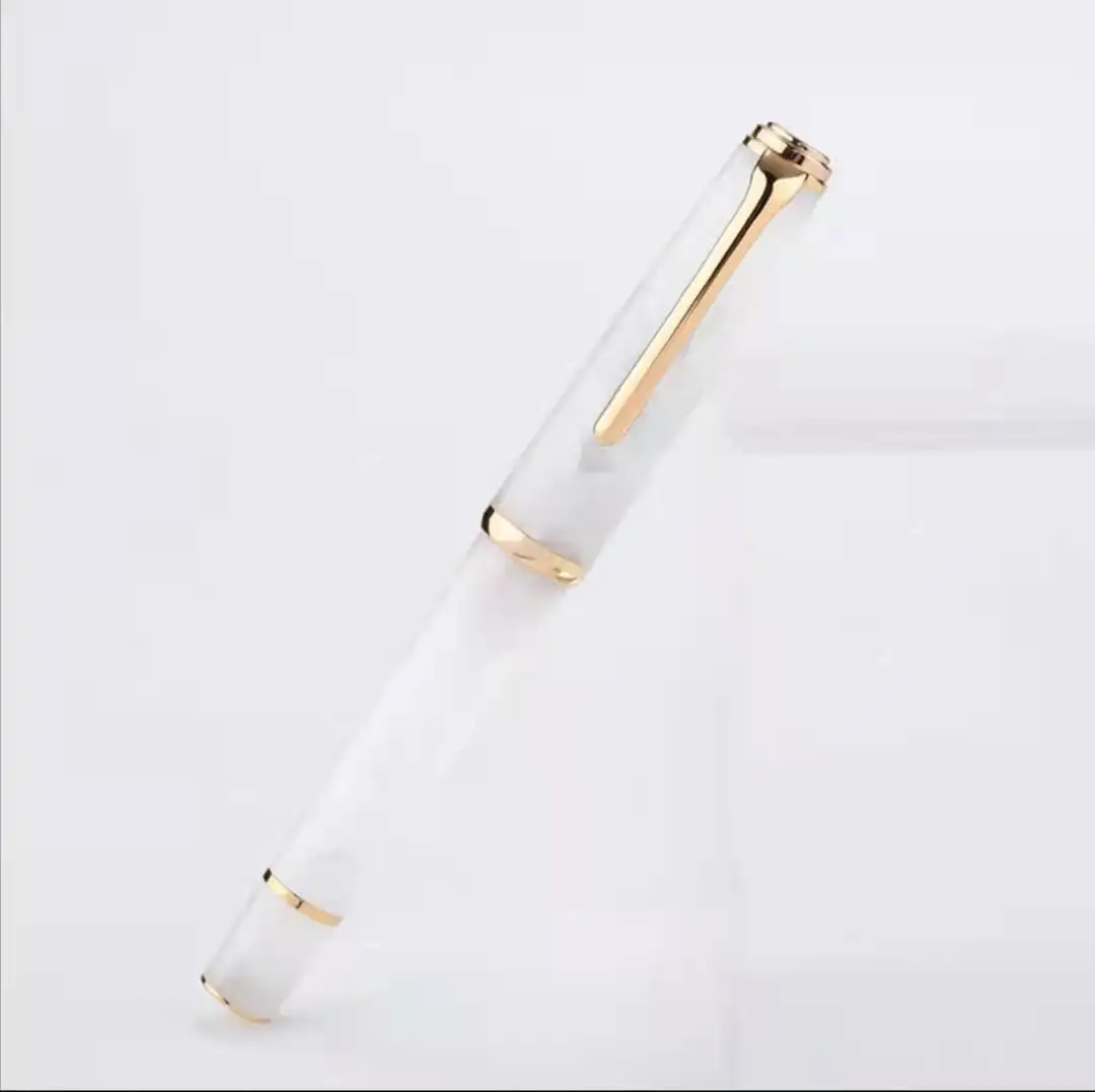 

Hongdian Acrylic Fountain Pen Ink Pen Fine Nib Converter Filler Business Stationery Office School Supplies Writing Pens Gift