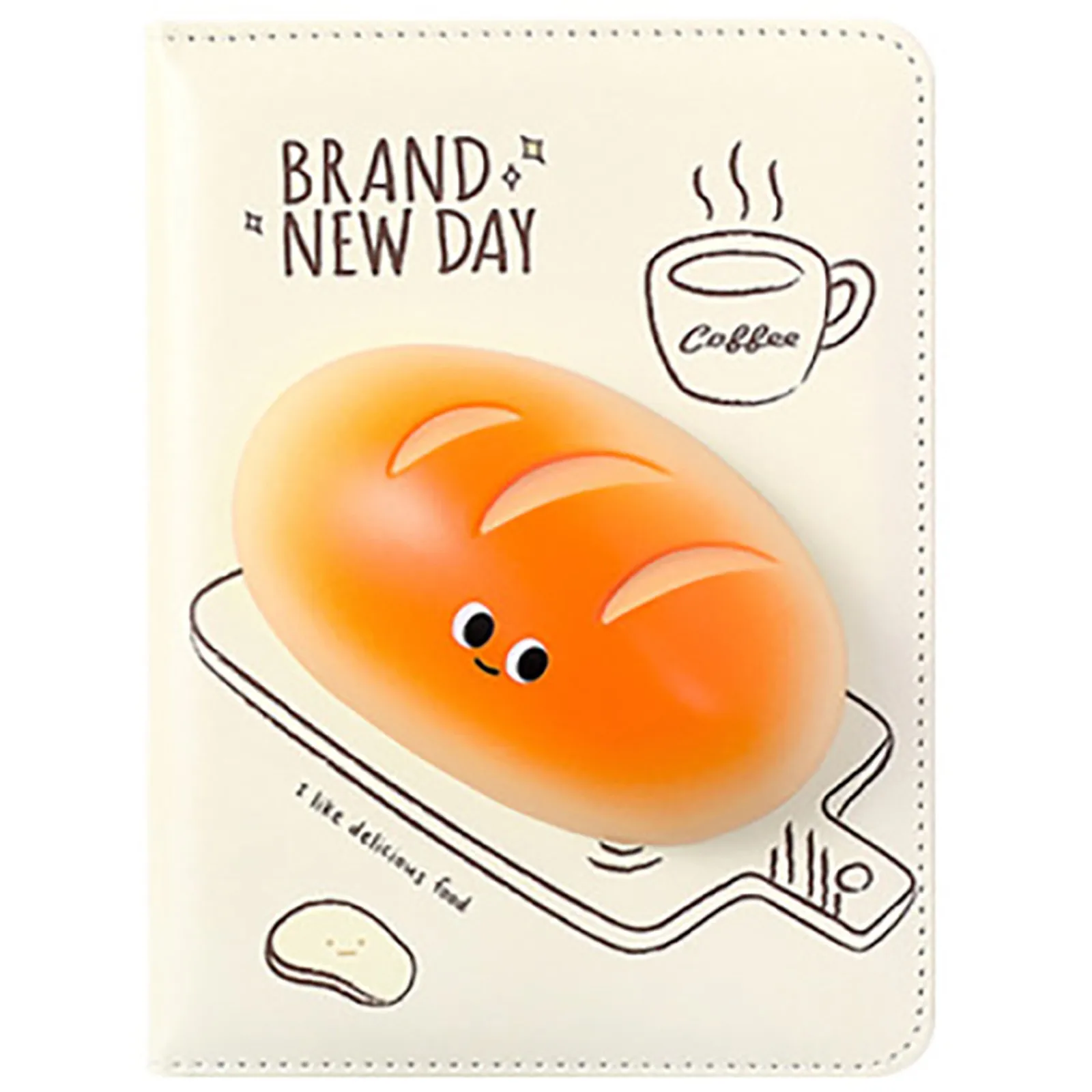 

2 In 1 Decompression Learning Toy Student Cute Cartoon Pattern Exquisite Decompression Leather Notebook Anti-stress Fidget #K