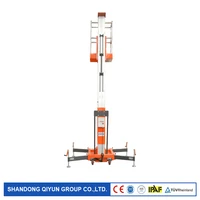 kinglift 6m 8m 10m aerial working lifting elevator platform for maintenance and cleaning of high altitude