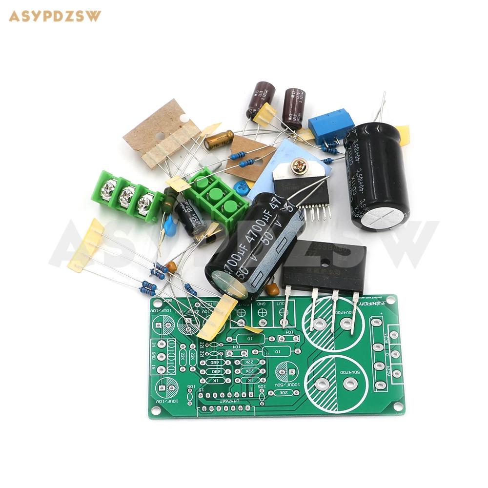 2 CH LM4766T стерео Мощность усилитель с выпрямителем 50 Вт + DIY Kit/готовая плата |