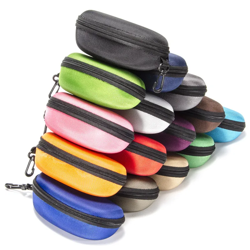 

12 Colors Sunglasses Reading Carry Bag Hard Zipper Travel Pack Pouch Case New