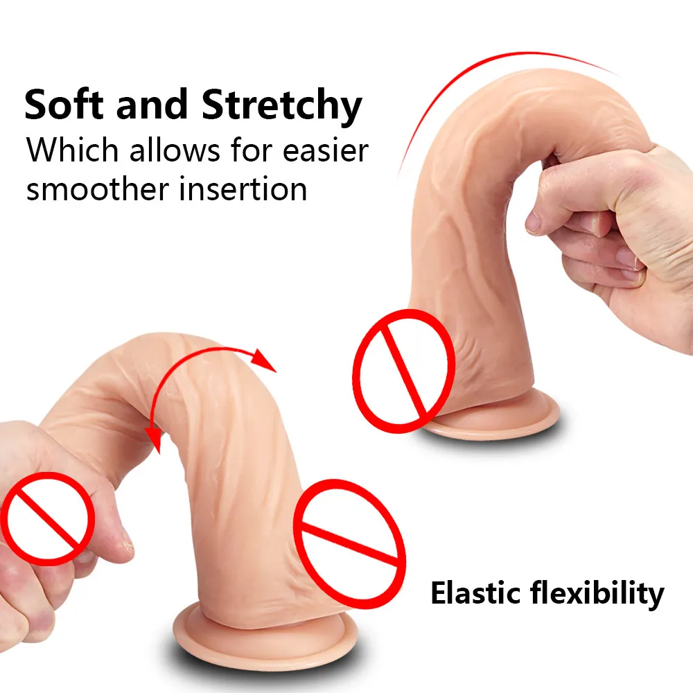 Реалистичный фаллоимитатор Анальная пробка реалистичный сильный член