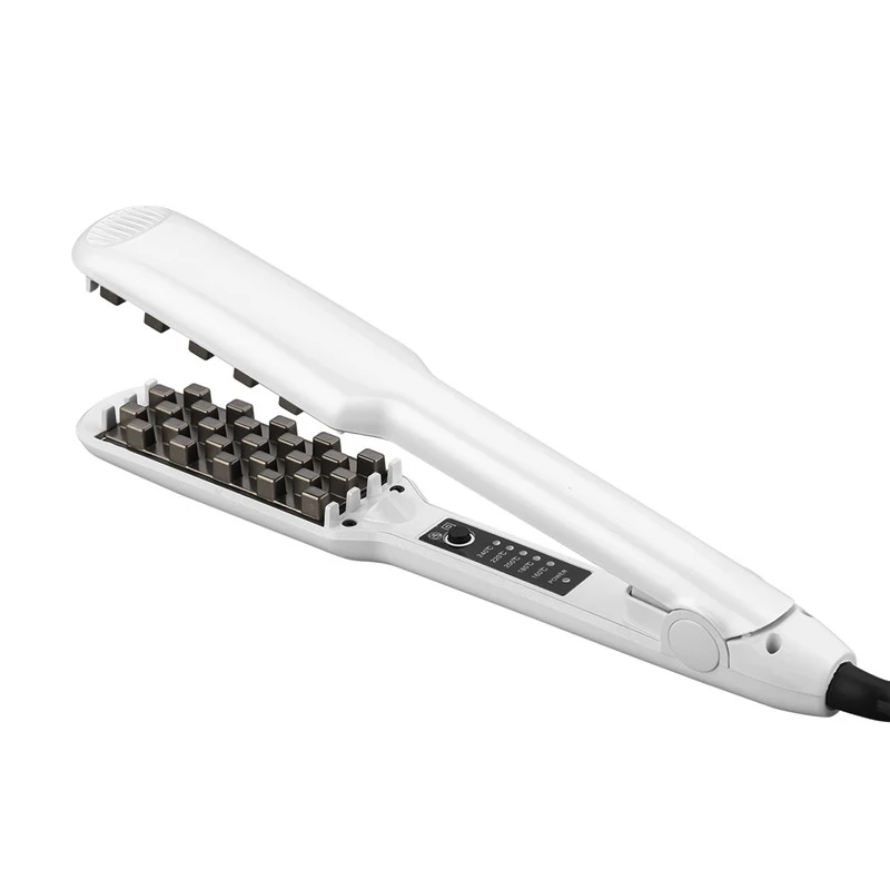 

2 In 1 Hair Curling Iron Electric Hair Straightener Curl Hair Styling Tools 360 Degree Rotatable Clip Hair Curler