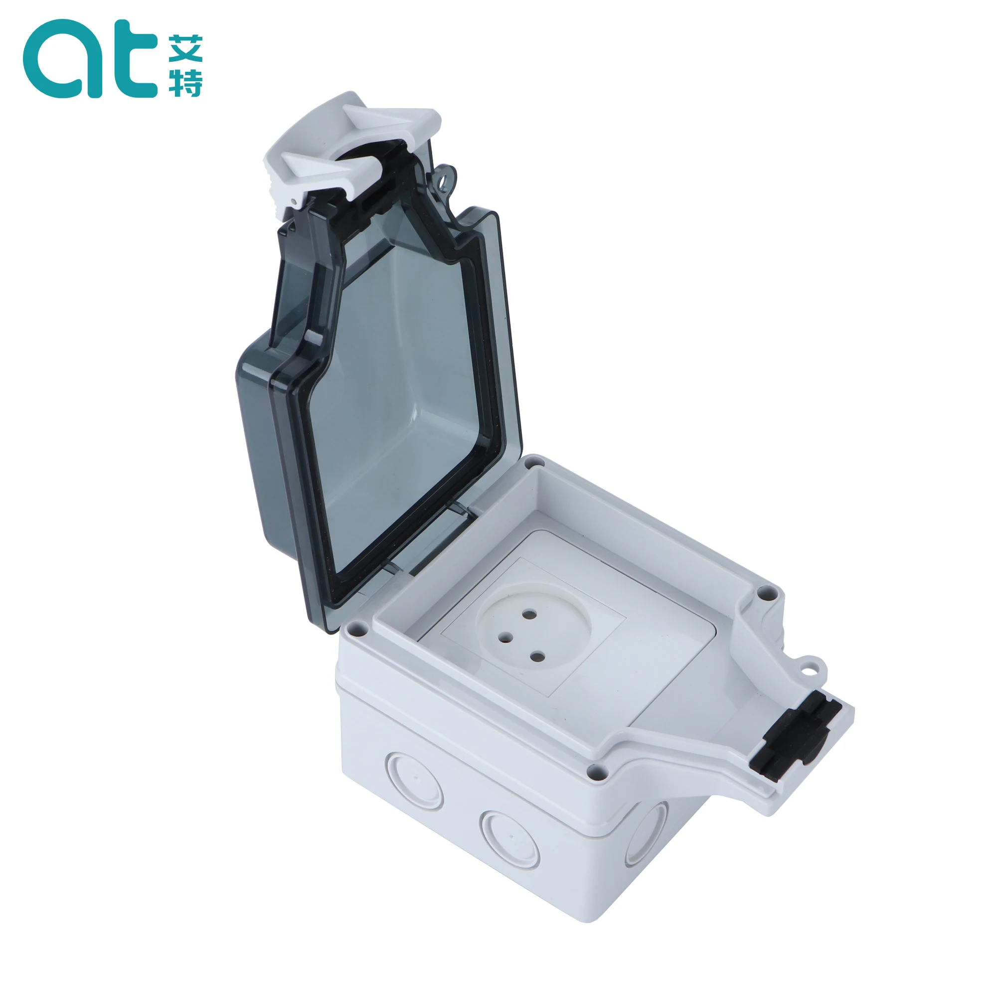 

Israeli standards IP6 16A AC250V Dustproof Waterproof Outdoor Wall Power Socket Box Electrical Outlet for Charging Pile