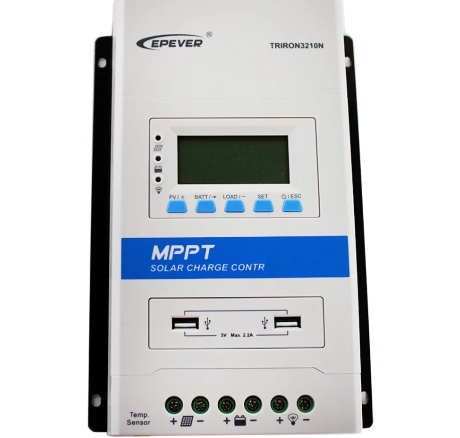 EPever Tririon MPPT 10A 20A 12V 24V солнечный регулятор заряда модульный контроллер с модульной