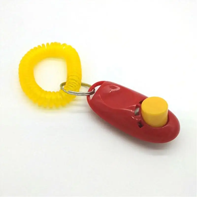 Dog Training Clicker Pet Trainer Aid Guide With Key Ring Whistle Products Supplies Toys Sound | Дом и сад