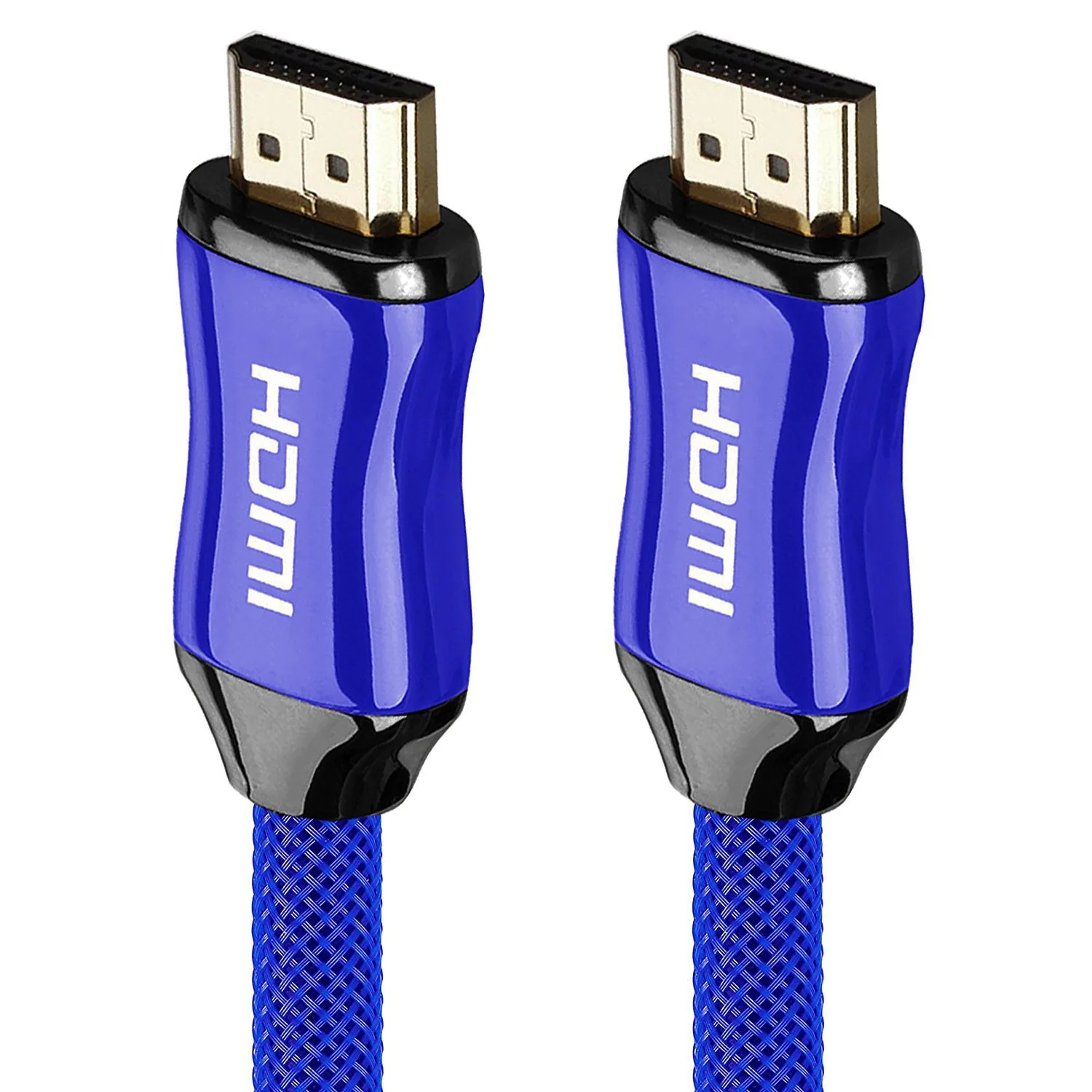 

2019 1080P Micro HDMI to HDMI Gold Plated HDMI connector for HDTV Projector Mobile phone Flat Camera 1m 1.5m 1.8m 3m color blue