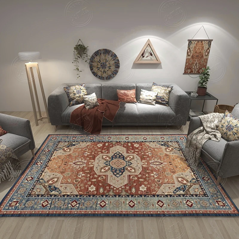 

Luxurious Bedroom Rugs And Carpets Classic Turkey Study Floor Mat Coffee Table Area Rug Persian Style Carpets For Living Room