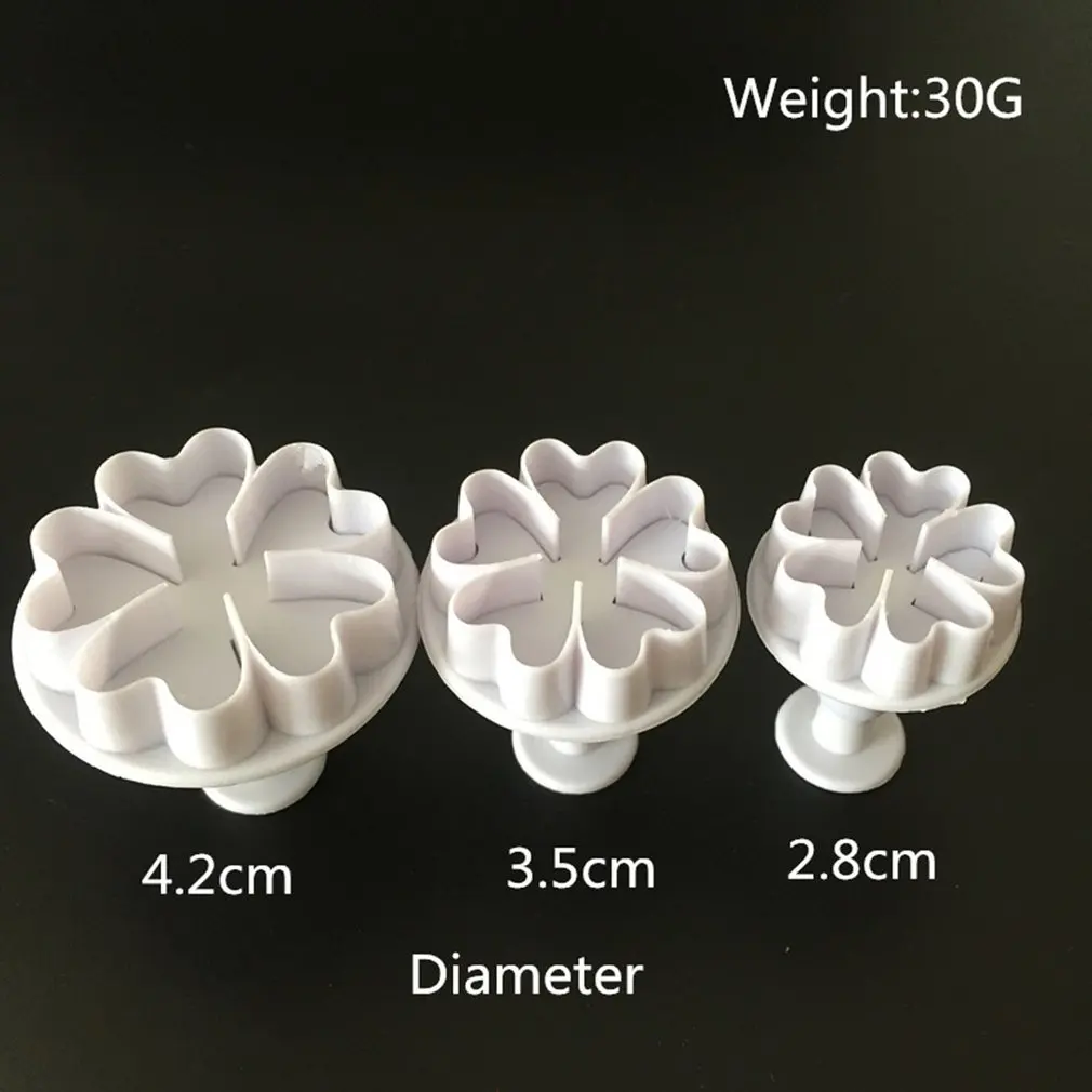 Комплект из 3 предметов Колонка пресс форма инструменты для приготовления тортов