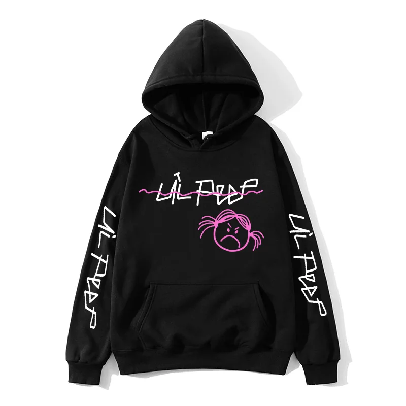 

Уличная Lil толстовка с надписью Love Lil. Открытый свитер с капюшоном пуловер Толстовка для мужчин/wo мужчин sudaderas crybaby мужская Толстовка