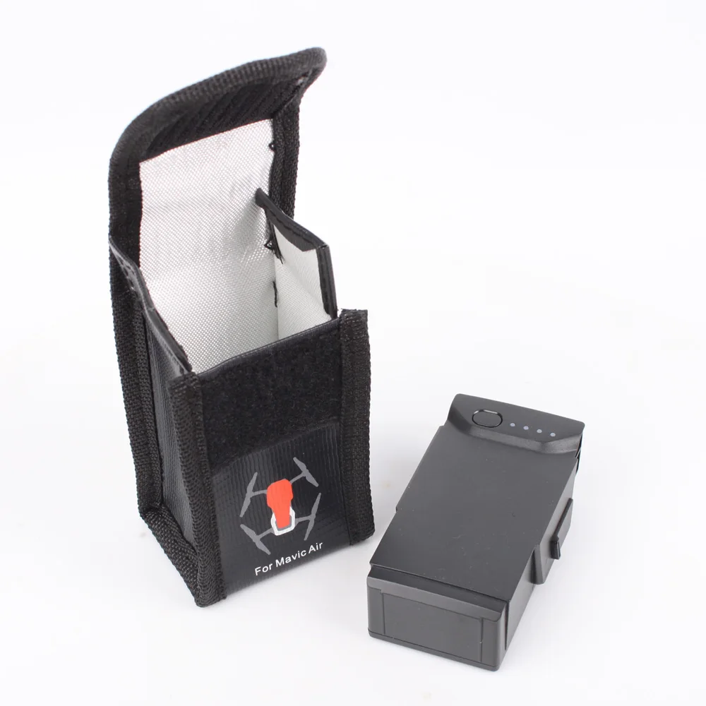 For DJI MAVIC AIR Battery Bag Case Protective Storage LiPo Explosion-proof Safe for dji mavic air Accessory | Электроника