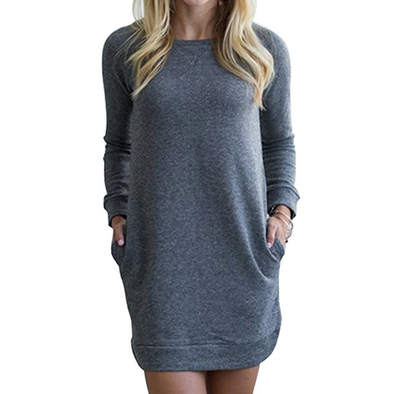 Женское платье с капюшоном и карманами осеннее свитшот вечерние платья мини