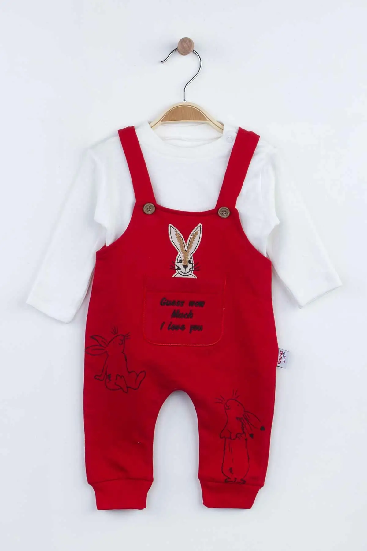 

Комбинезоны для маленьких мальчиков с изображением Красного кролика, Модная стильная одежда для младенцев нового сезона 2021, наряд, хлопковое удобное нижнее белье для мальчиков, Детские модели