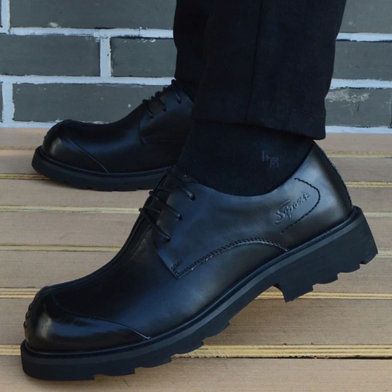 Мужские кожаные туфли Повседневная Новая обувь из 2020 натуральной кожи мужские
