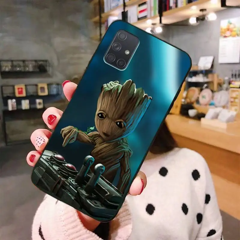 

Cute guardian groot Phone Case For Samsung Galaxy A21S A01 A11 A31 A81 A10 A20E A30 A40 A50 A70 A80 A71 A51
