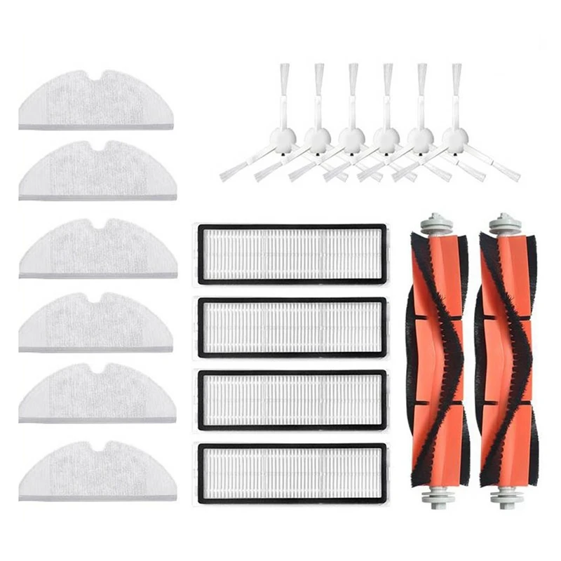 

Качественный боковой роликовый фильтр HEPA, основная щетка, набор для швабры для XIAOMI MIJIA 1C 1T STYTJ01ZHM и STYTJ02ZHM, детали для пылесоса