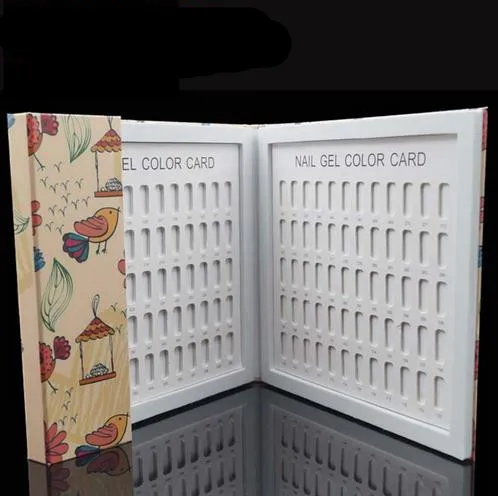 

1PC 120 Colors Nail Art Display Color Book UV Nail Gel Polish Chart Salon Acrylic Gel Tips Color Card Painting Art Tool Nail