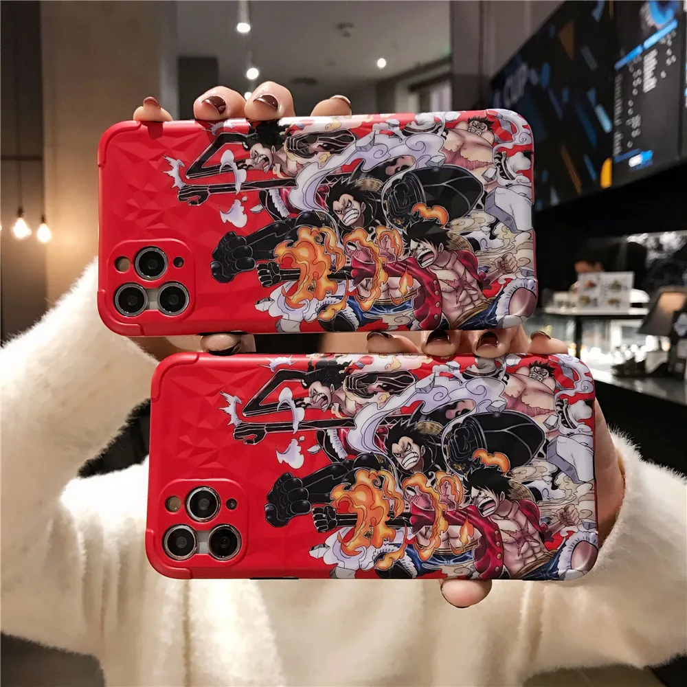 Чехол манга OP для iPhone 12 11 pro max 7 8 plus X XR XS Max чехлы телефонов новинка японское аниме