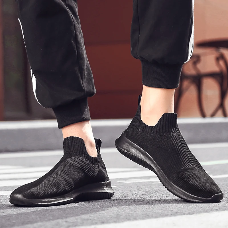 shoes men Male Sneakers chunky Breathable Sock Casual Flats Loafers sports fashion trainers tennis masculine new cushion sale | Обувь