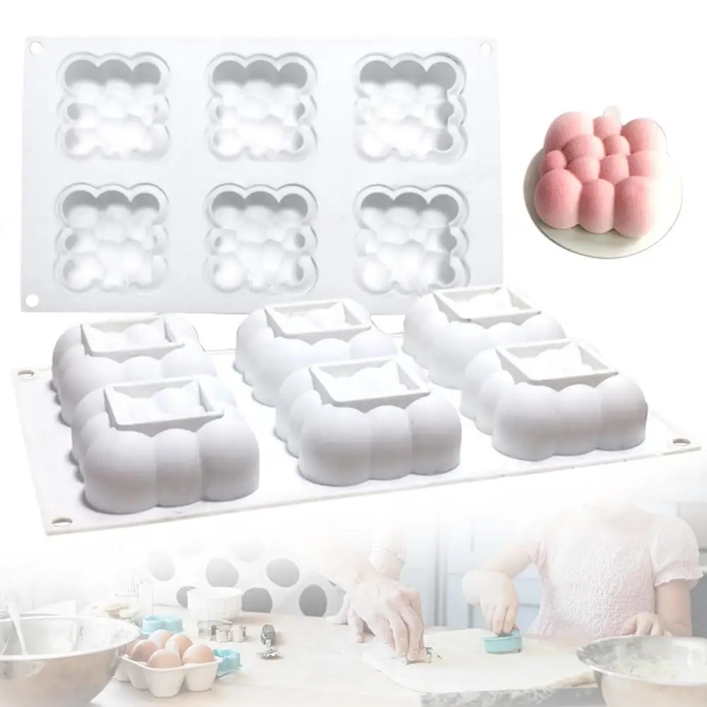 Эко дружественных силикона прессформы торта Украшающий торт облако Форма для