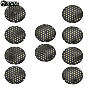 10 шт., Светодиодная панель 54x3 Вт, теплый белый свет, аксессуары 24 В