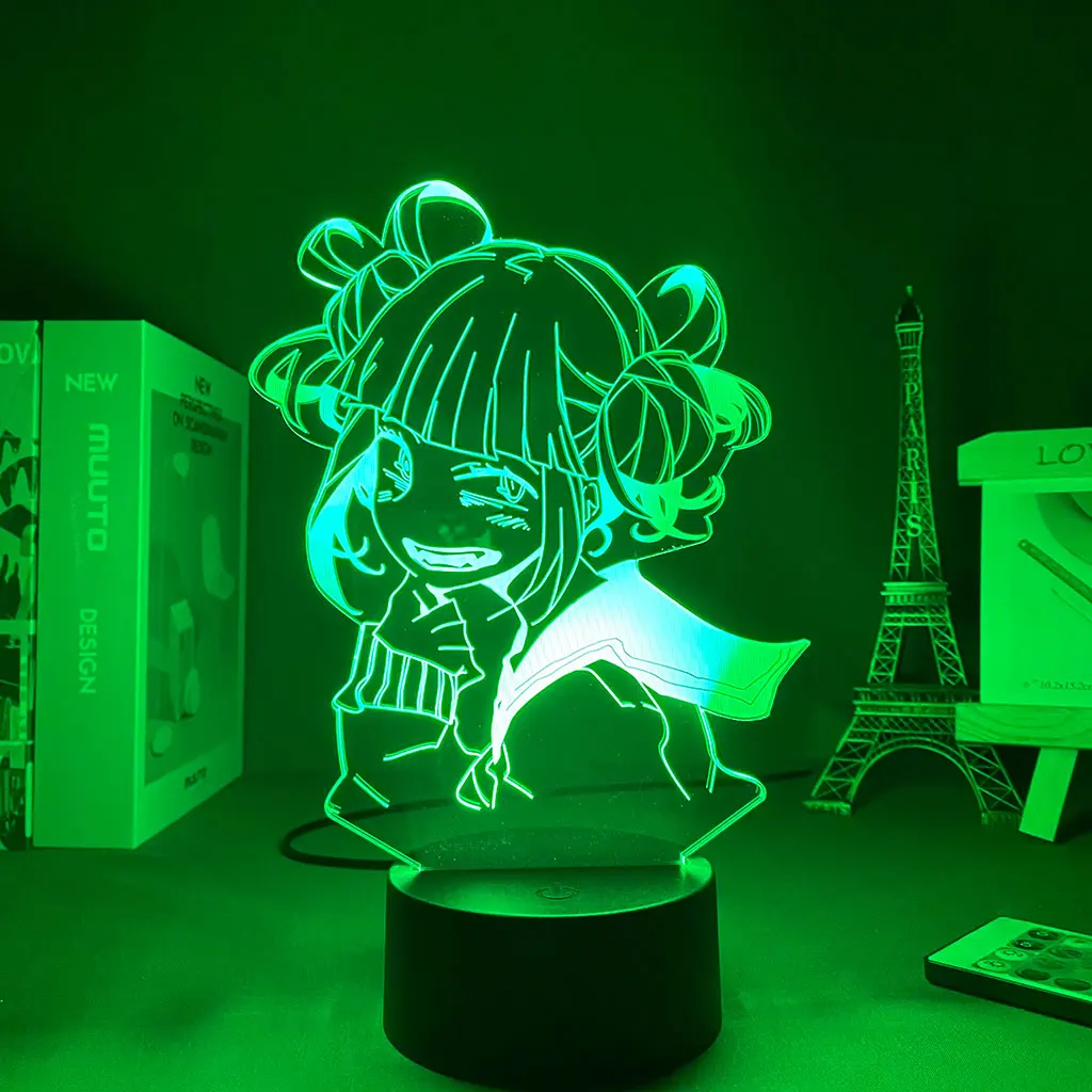 

Led Panel Lights Manga My Hero Academia Anime Light Himiko Toga Kids Night Light Gift To Girlfriend Decoration Bedroom