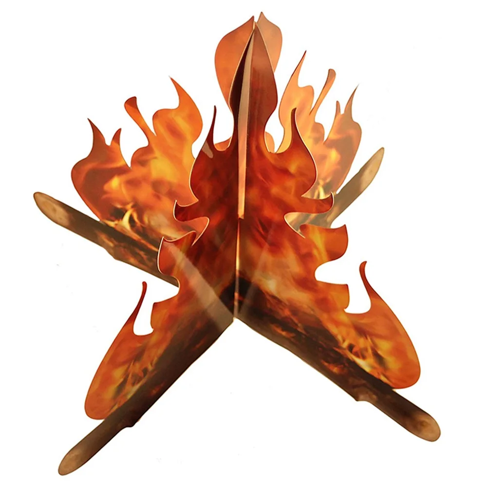 3D искусственное пламя бумага для искусственного пламени уличное украшение