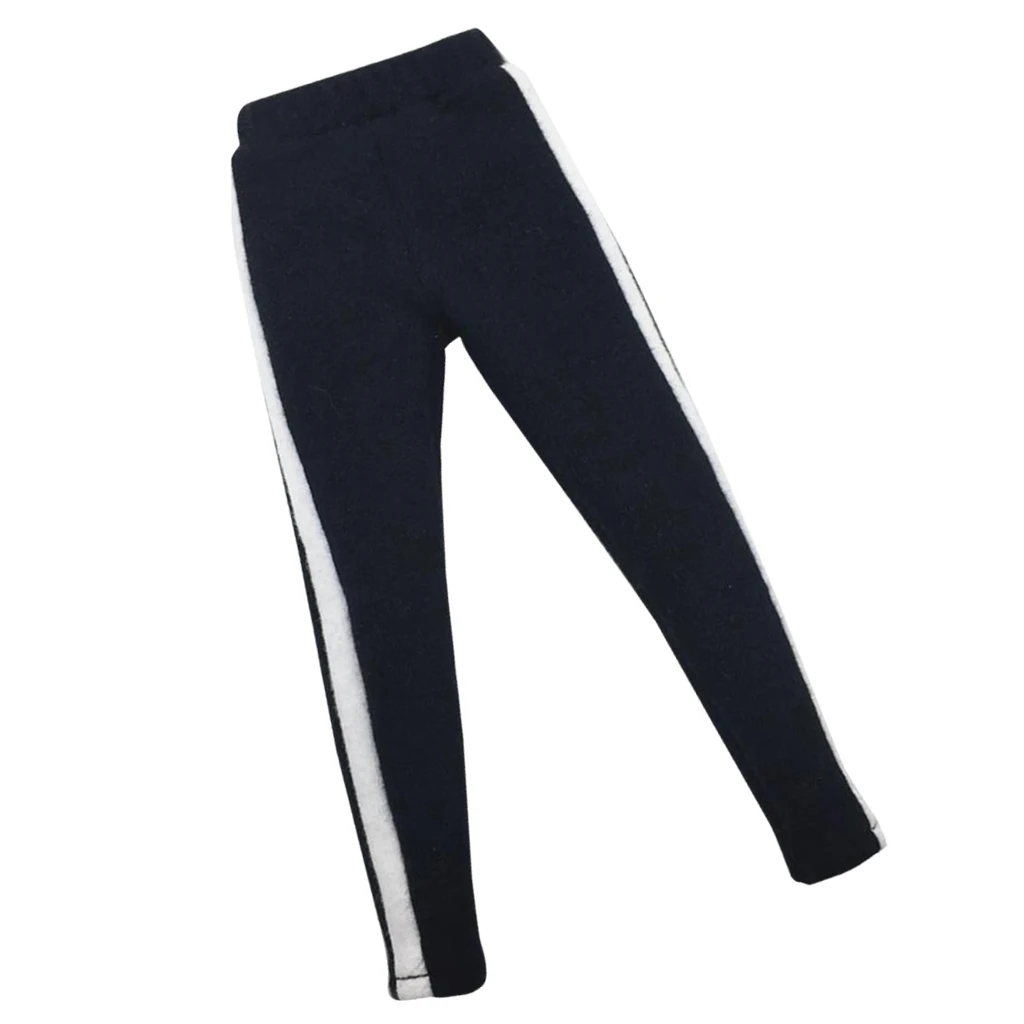 Черно-белые спортивные штаны для 12-дюймовой мужской фигурки DID | Игрушки и хобби