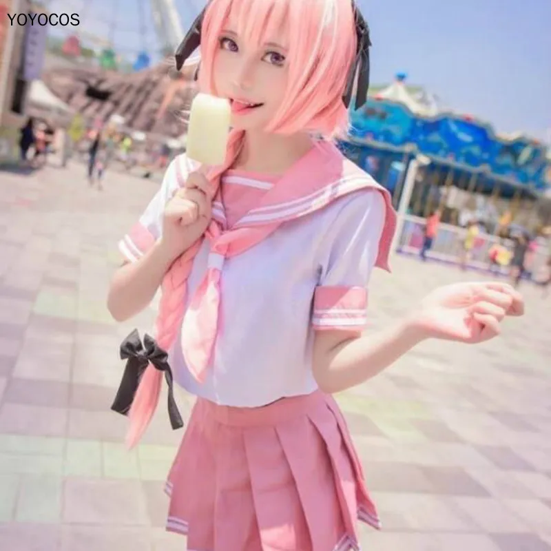 YOYOCOS FGO Astolfo косплэй судьба Grand для игры парик женскую одежду сексуальный Морской