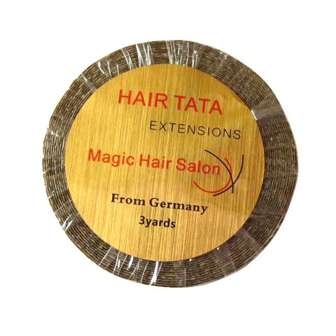 1 см * 3 ярда TATA двусторонняя клейкая лента для замены волос для кружевного парика/закрытия/шиньона водонепроницаемая кружевная поддерживающая лента для парика